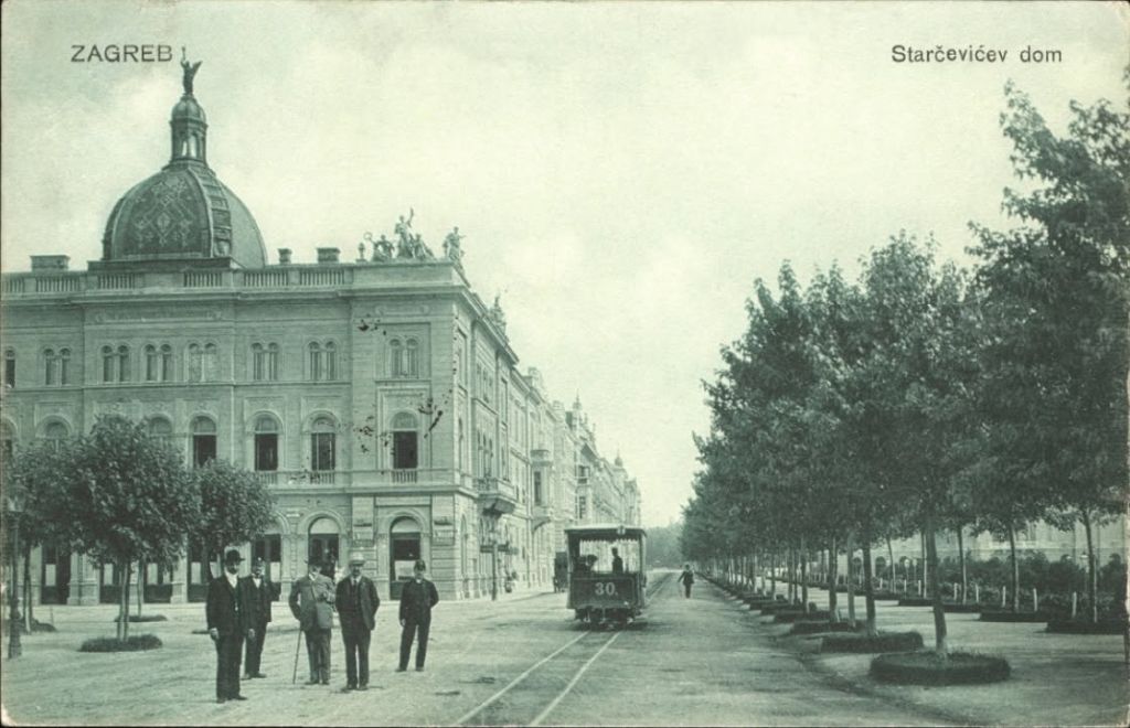 Trg Ante Starčevića 1907. godine, Starčevićev dom